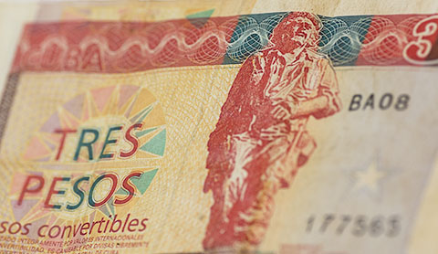 Che Guevara sedel tre peso